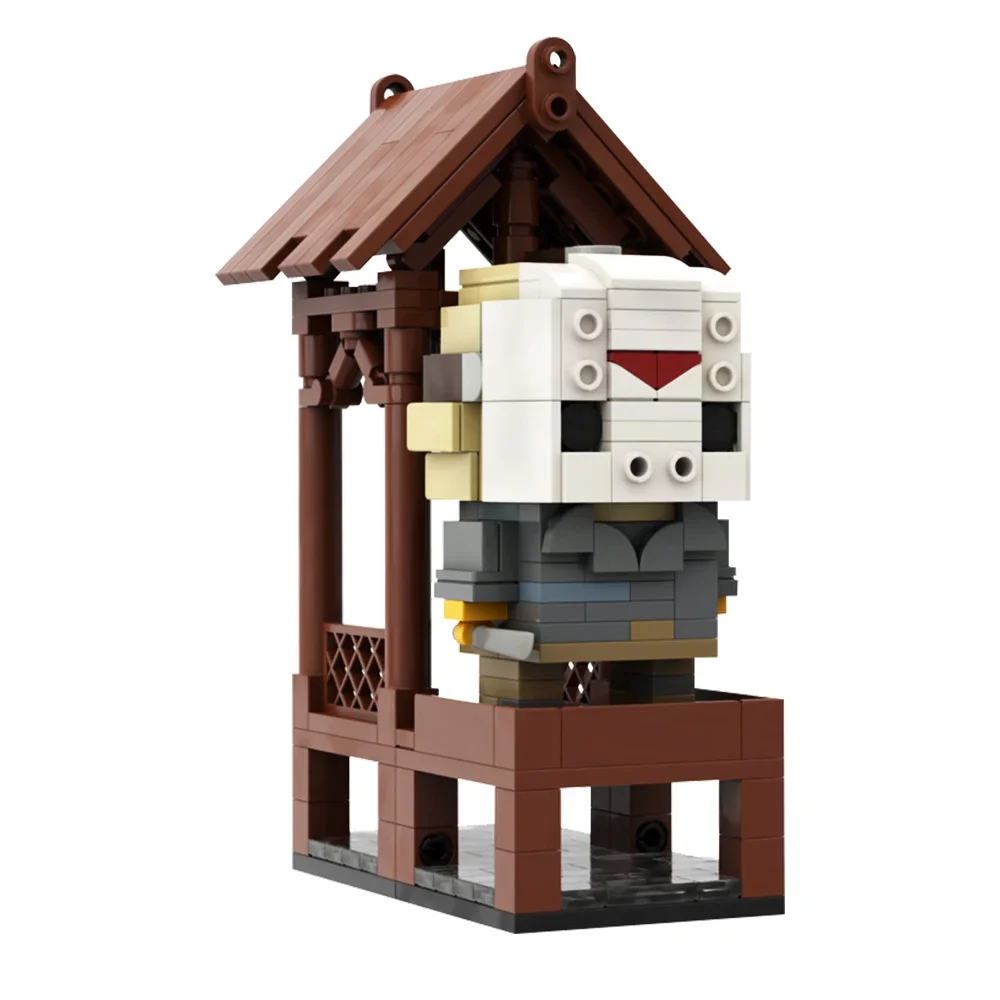 

MOC Horror Jason Voorhees Brickheadz Classic Movie Building Blocks Model Action Figures Construct Bricks Toy Kid Gift