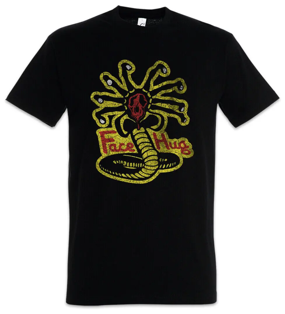 

Facehugger Kai T-Shirt Karate Alien Fun Kid Cobra Symbol Sign Logo Aliens