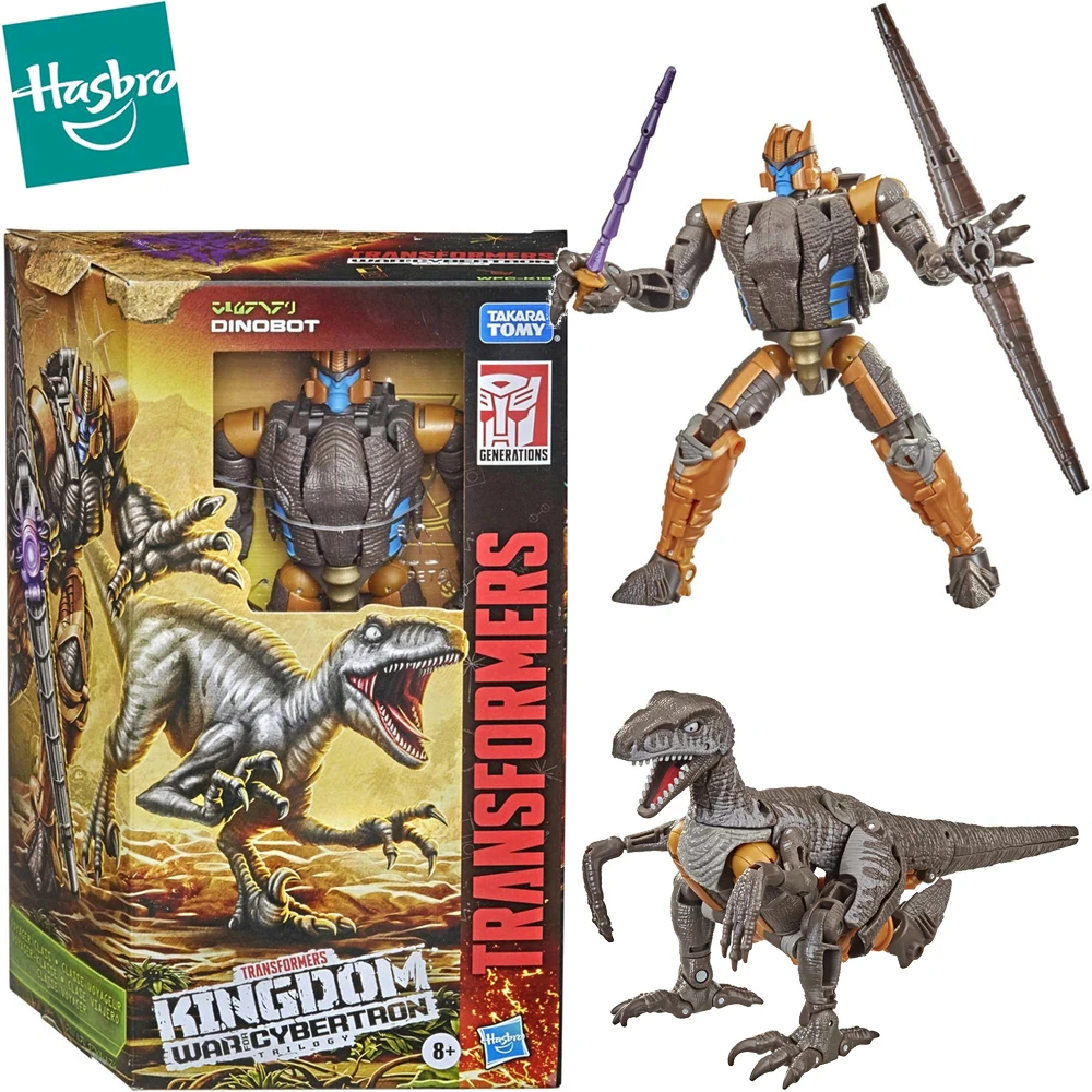 

In Stock Hasbro Transformers War for Cybertron: Kingdom Wfc-K18 Dinobot Voyager Class Action Figure Model Toys Gifts for Kids