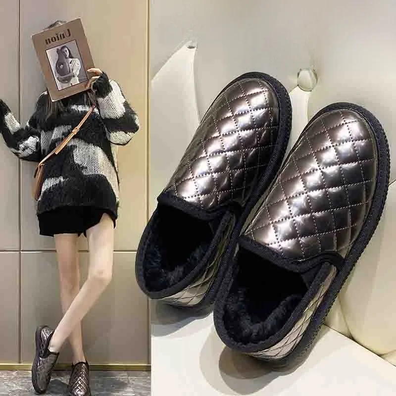 Обувь для беременных на хлопковой подкладке. Зимняя непромокаемая теплая обувь