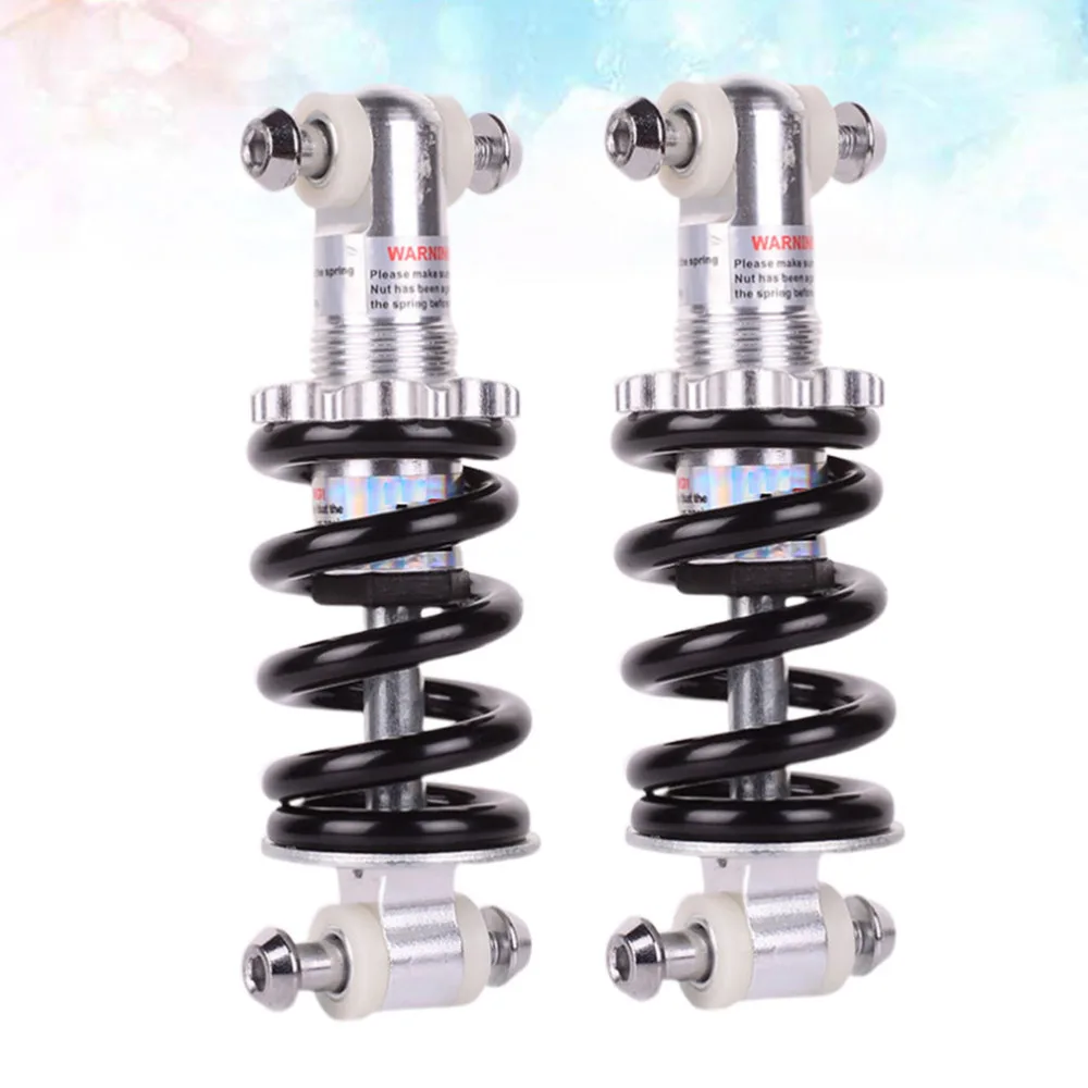 

2pcs MTB Mountain Bike Metal Rear Suspension Bumper Spring Parts Rear Hole Distance 150mm