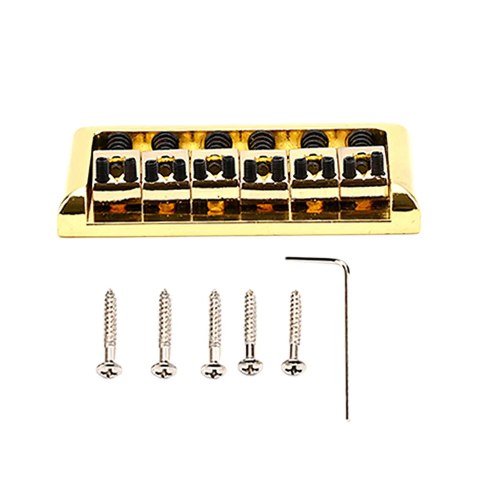 

Metal 6 Saddle Top Loader Bridge,Guitar Bridge for Electric Guitar Replacements