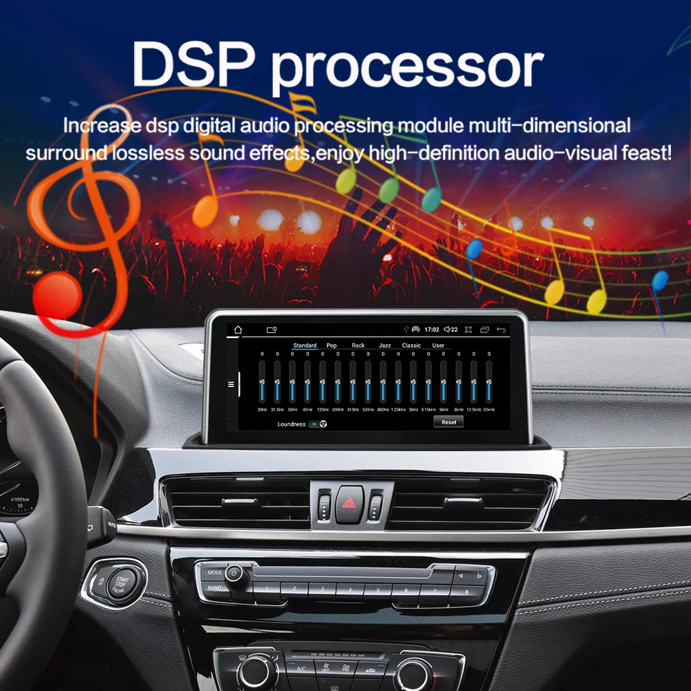 10 25 дюймовая новая система ID8 UI Android беспроводной Автомобильный плеер Carplay для BMW X1