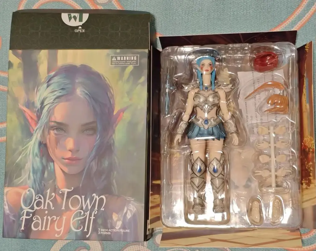 В наличии Lazy Monster Studio 17 см Коллекционная фигурка WOW Tyrande Oak Town Elf Hunter Guard Женский