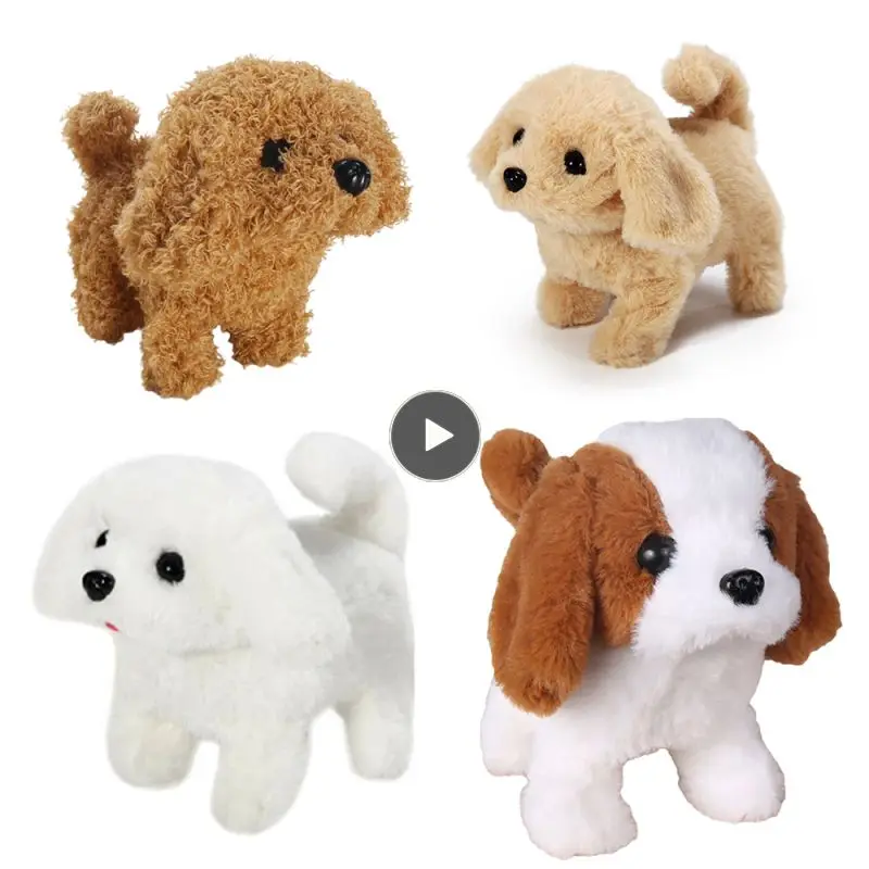 

Electronic Pets Simulation Smart Dog Called Walking Plush Toy Electric Plush Robot Dog For Baby Kids Plush Toy Christmas Gift