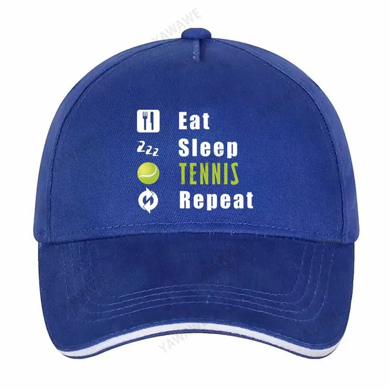 

baseball Cap Hat Sport Bonnet Snapback Hip Hop EAT SLEEP TENNIS REPEAT LXS Dad hat outdoor summer Baseball Caps