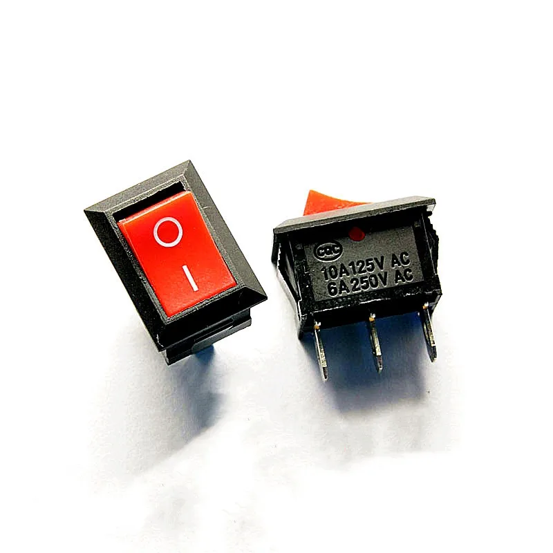 

Красный мини-переключатель ON-ON 3 контакта 10 шт