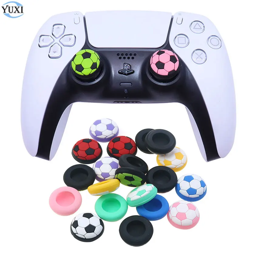 

YuXi 100pcs Silicone Analog Joystick Cover Thumbstick Case Thumb Stick Grip Caps For PS3 PS4 PS5 Xbox One 360 Controller