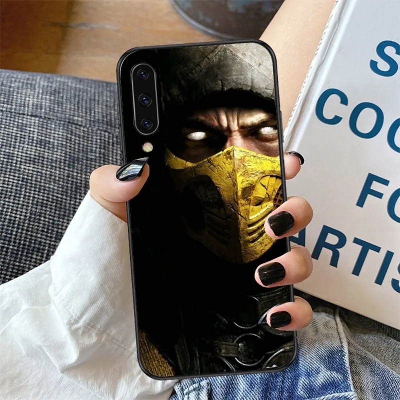 Hot Scorpion Mortal Kombat Phone Case For Samsung A91 A81 A73 A72 A71 A30 A20 A12 A13 A50S A52 A53 Soft Black Cover |