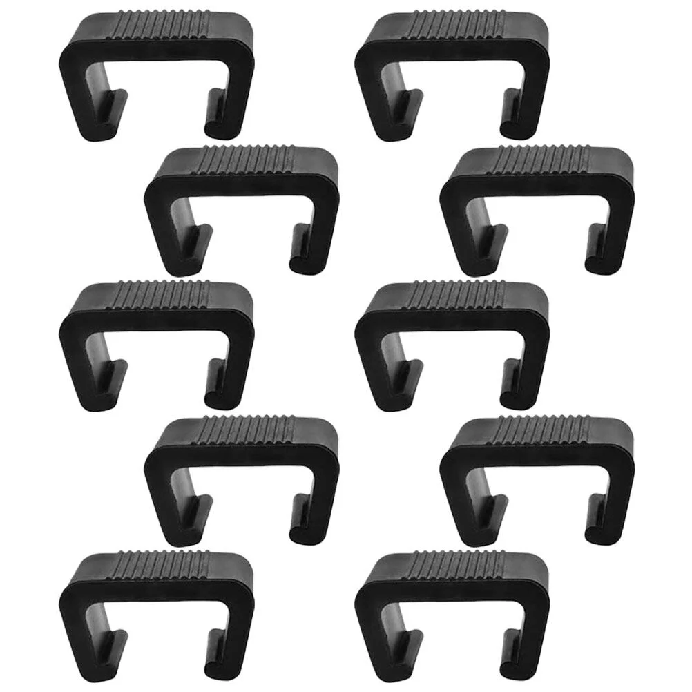 

10 Pcs Combination Chair Rattan Wicker Fasteners Furniture Rattan Chair Outdoor Clamps Outdoor Sectional Clips Plastic Garden
