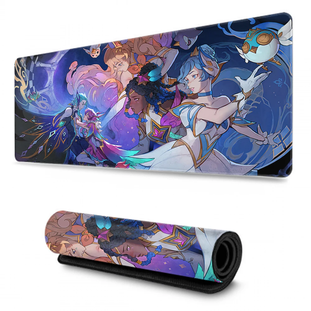 

League of Legends Star Guardian Skin Large Gaming Mouse Pad Computer Mousepad Gamer Mouse Mat Mouse Carpet Keyboard Mat Desk Pad