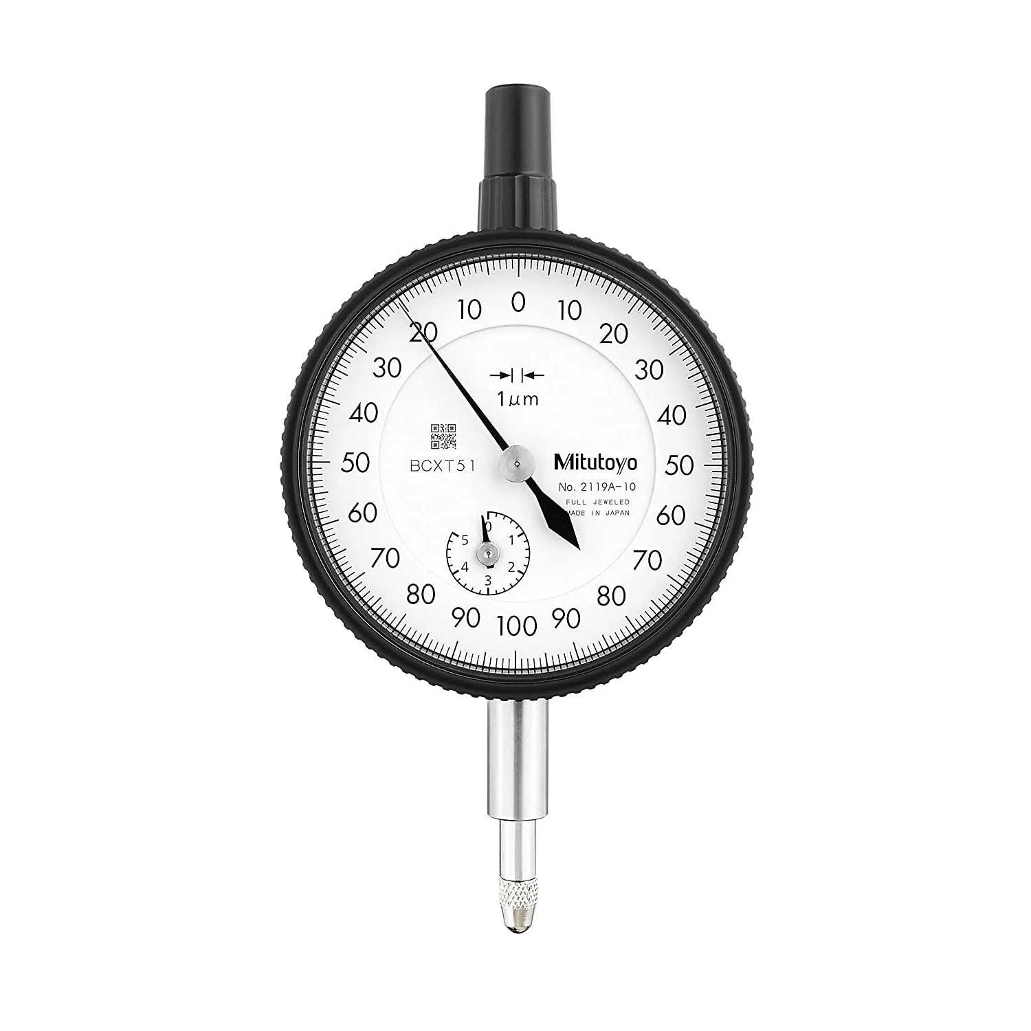 

Mitutoyo 2119A-10 Dial Indicator DG 0.001 Grad, 0-5mm Range
