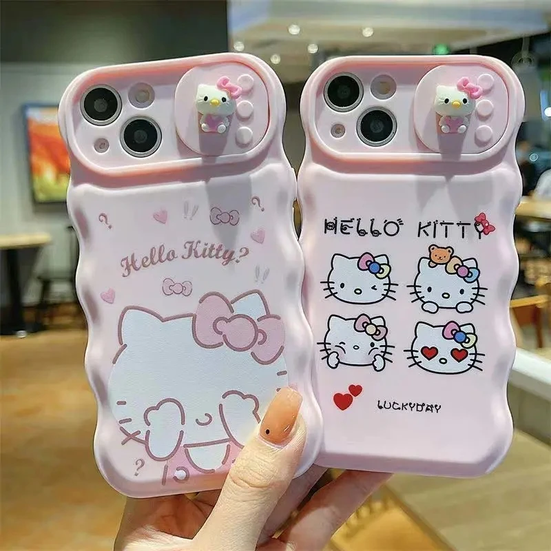 

Чехол для телефона с аниме Hellokittys Kawaii Sanrio мультфильм Cinnamoroll чехол для Iphone 12/13/14Pro Max защитный чехол для куклы