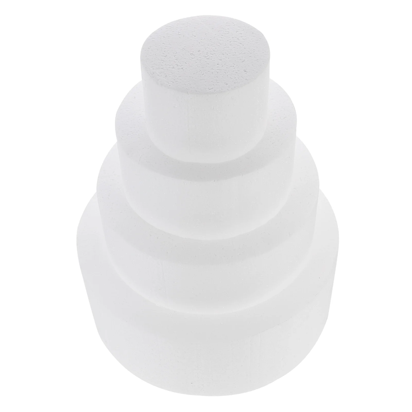 

4 Pcs Hand Decor Template Display Cake Mould Practical Dummies DIY Foams Craft Mold White Party Decoration