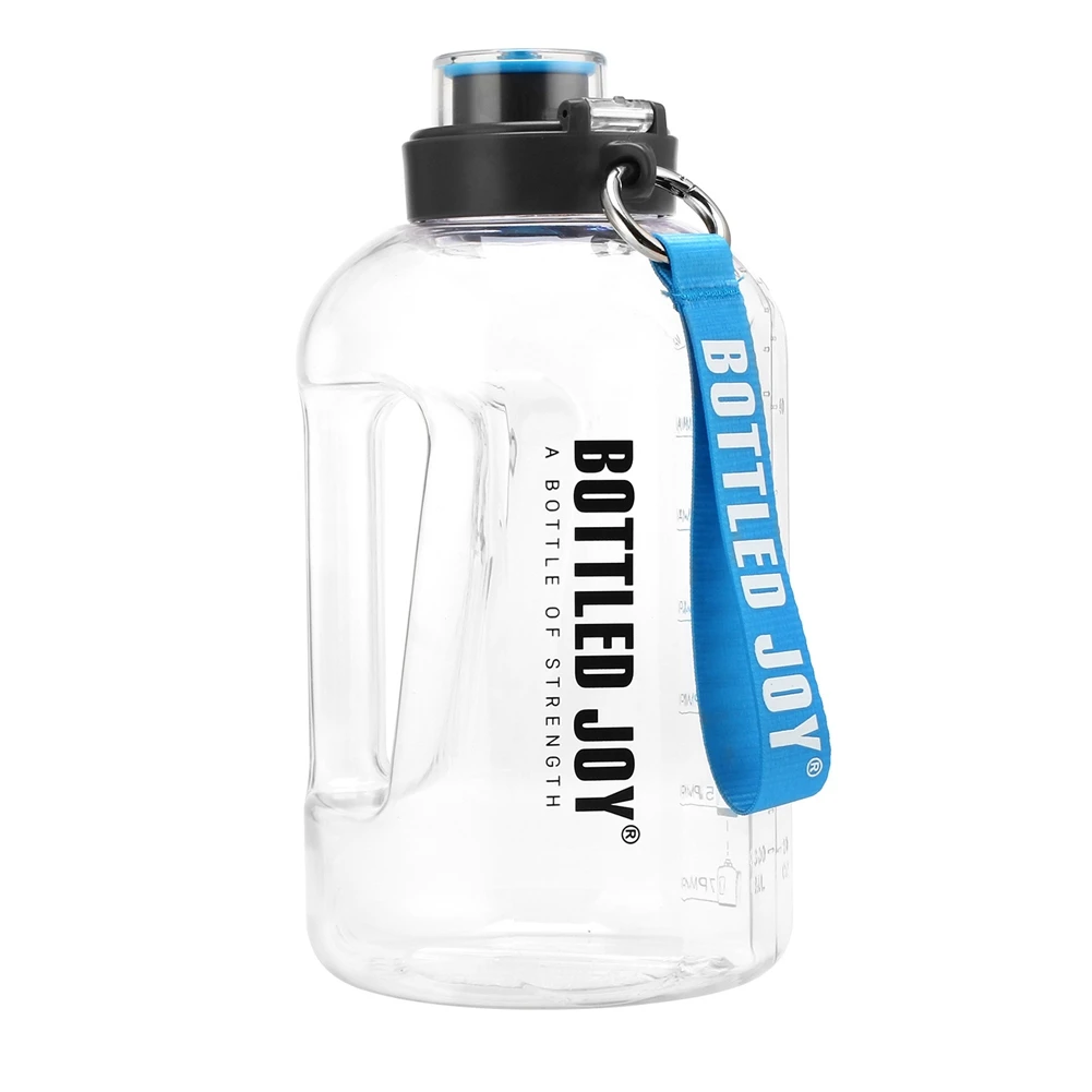 

BOTTLED JOY Large Capacity Kettle Water Bottle BPA Free Eco-Friendly Leak Proof Water Jug with Handle and Hanging Lanyard 1500ML