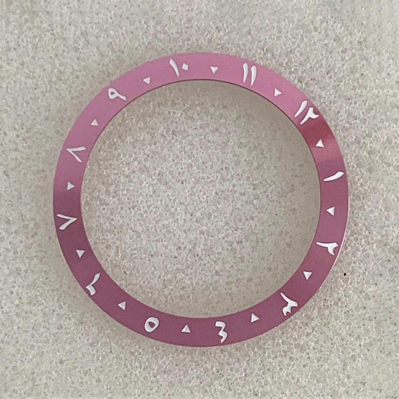 38mm Metal SUB Sloped Bezel Insert Ring Inner Diameter 30.5 mm Fits 40mm Mechanical Men's Watch Replacement Repair Parts