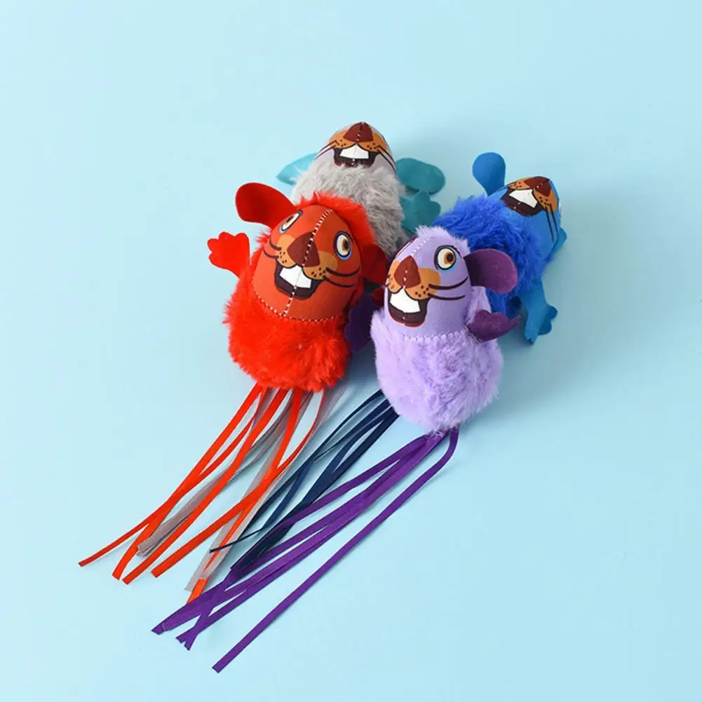 

Шикарная игрушка С Кошачьей Мятой, Экологически чистая, 4 цвета, кошачья мышь, мультяшный дизайн, кошачья мышь