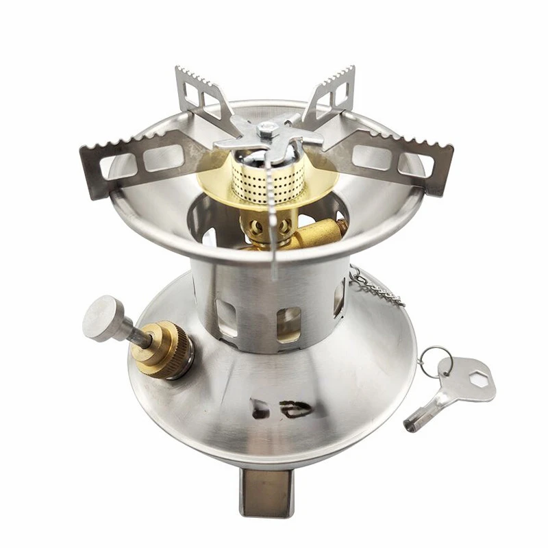 

Outdoor Barbecue Lightweight Portable Folding Gasoline Stove Burner