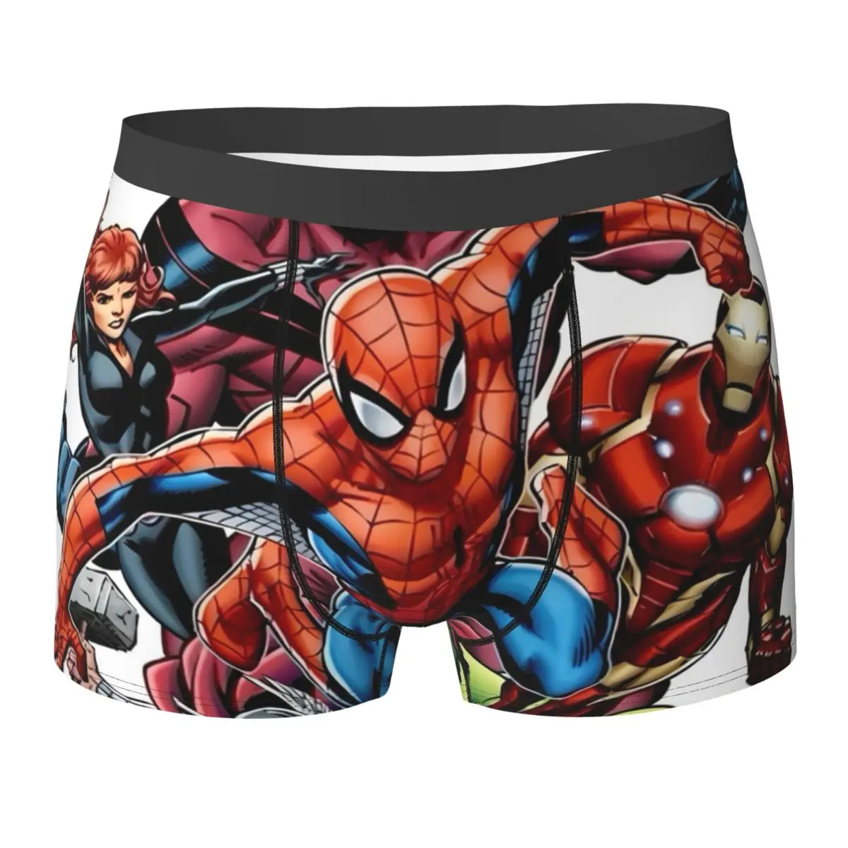 Трусы-боксеры Avengers Marvel нижнее белье высокого качества мужские удобные боксеры