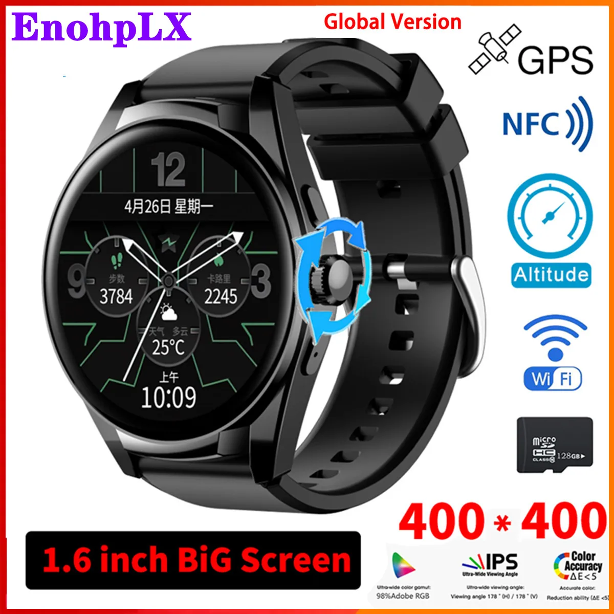 

M18 M19 Smart Watch BT Call NFC WIFI GPS Men Women Sport Smartwatch Message Reminder 128 Local Music Play Sleep Heartrate HUAWEI