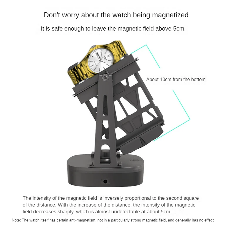 Watch Winder for Automatic Watches Mechanical Rotomat for The Watch Winders Display Number of Exercise Steps Sports Talent