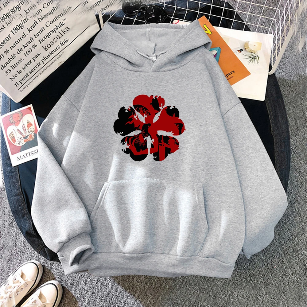

Gothic Loose Large Size Retro Hoodie Simple Japanese Anime Pattern Sports Pullover Fashion Comfortable Soft Versatile Unisex Top