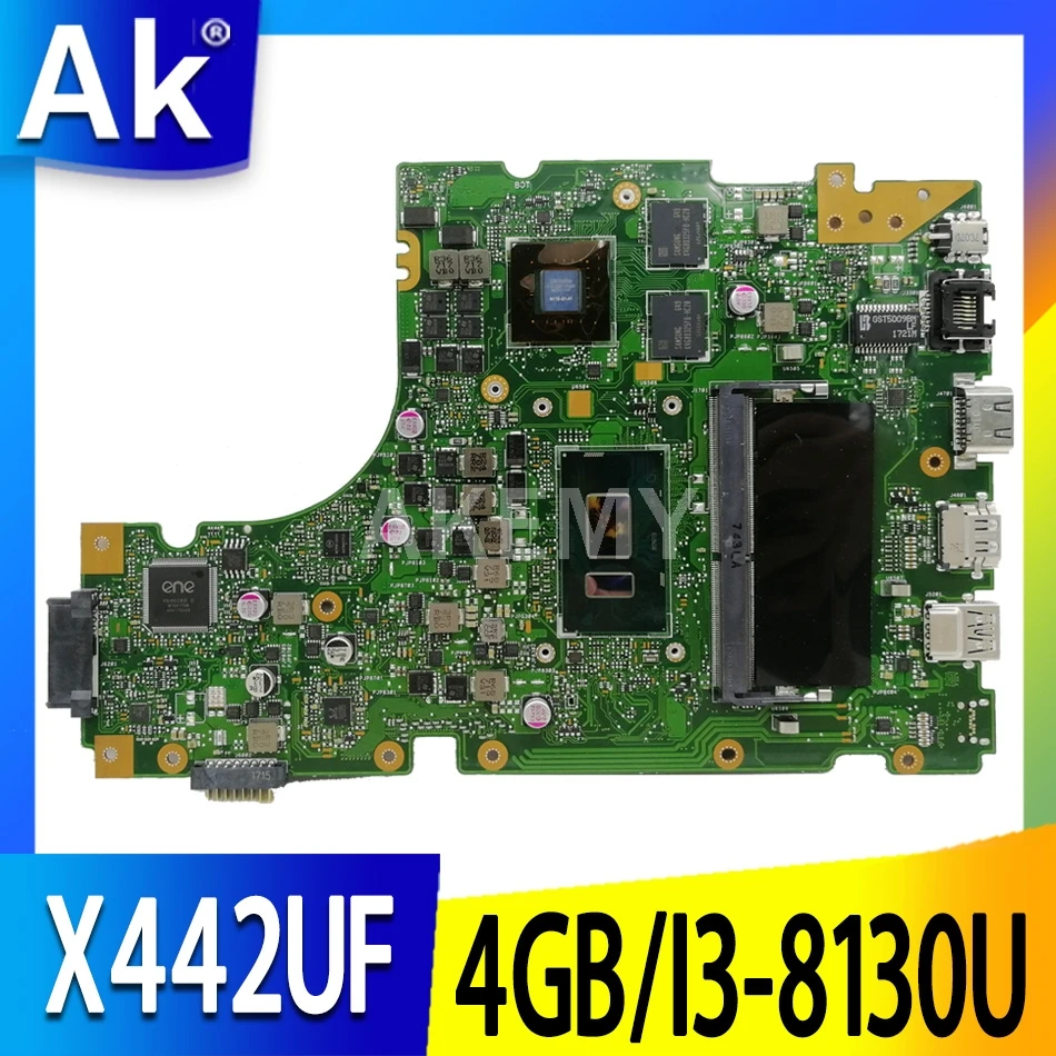 

Материнская плата для ноутбука ASUS VivoBook 14 X442UF X442UQR R419U X442UN X442UR X442UQ, оригинальная материнская плата 930MX 4GB-RAM I3-8130U