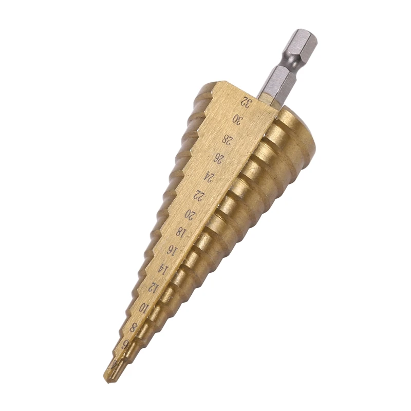 Акция! Набор ступенчатых сверл комплект из металлических насадок для