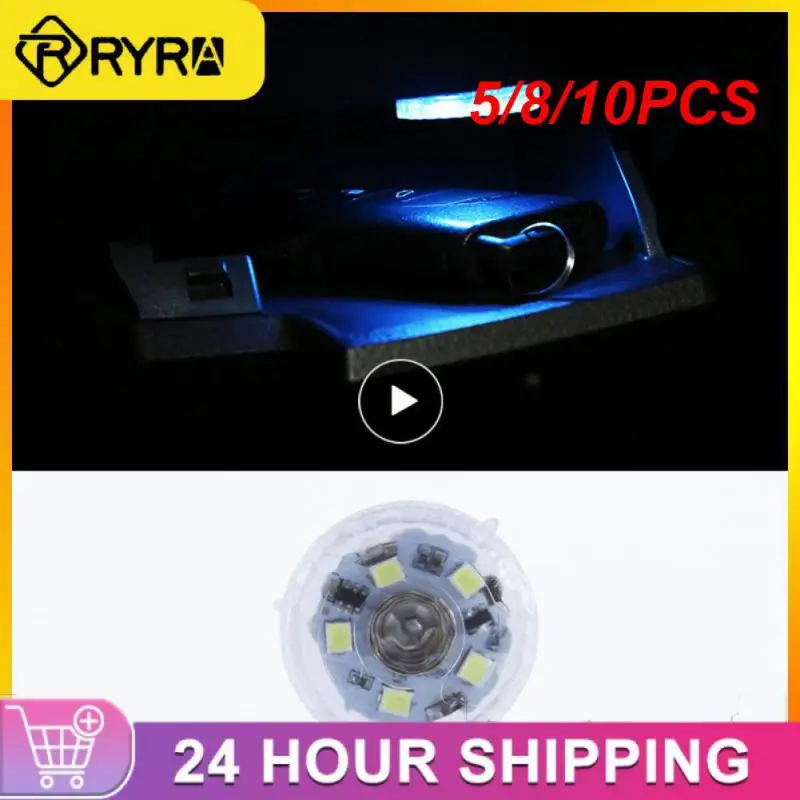 

5/8/10PCS Mini Car Interior Ambient Light Touch Switch Colorful Led Touch Ambient Light Universal Auto Interior Decorative