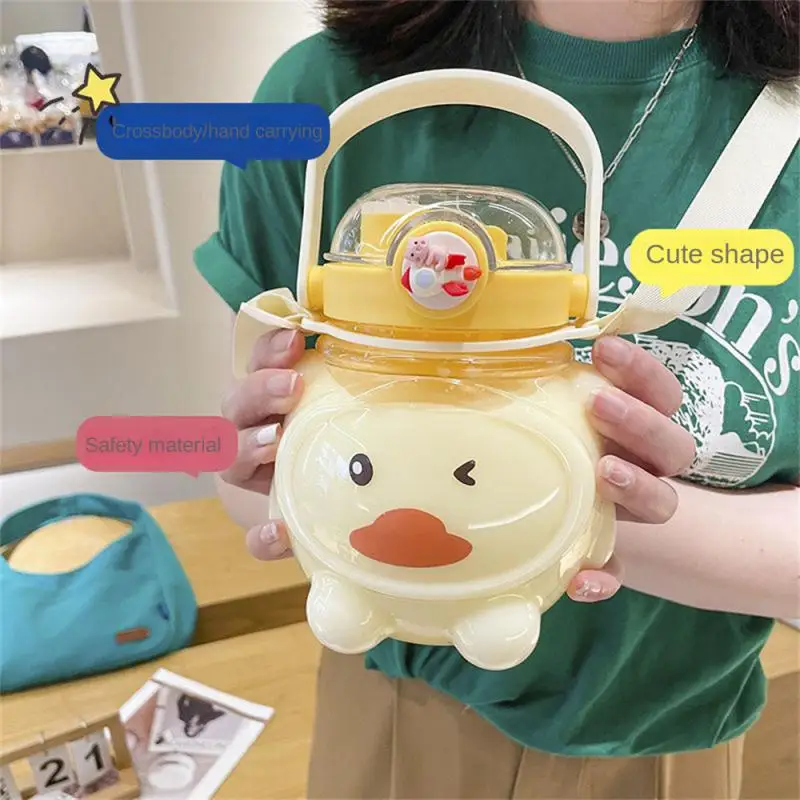 

Strap Kettle Net Red Double Bear Summer Cup Water Cup Pipette Cup Plastic Cup
