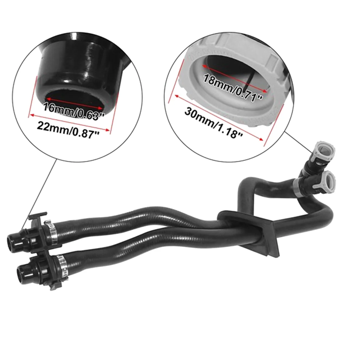 2 0 бензиновый дизельный нагреватель PTC водяной шланг для Land Rover LR2 RR evodiscovery Sport Jaguar