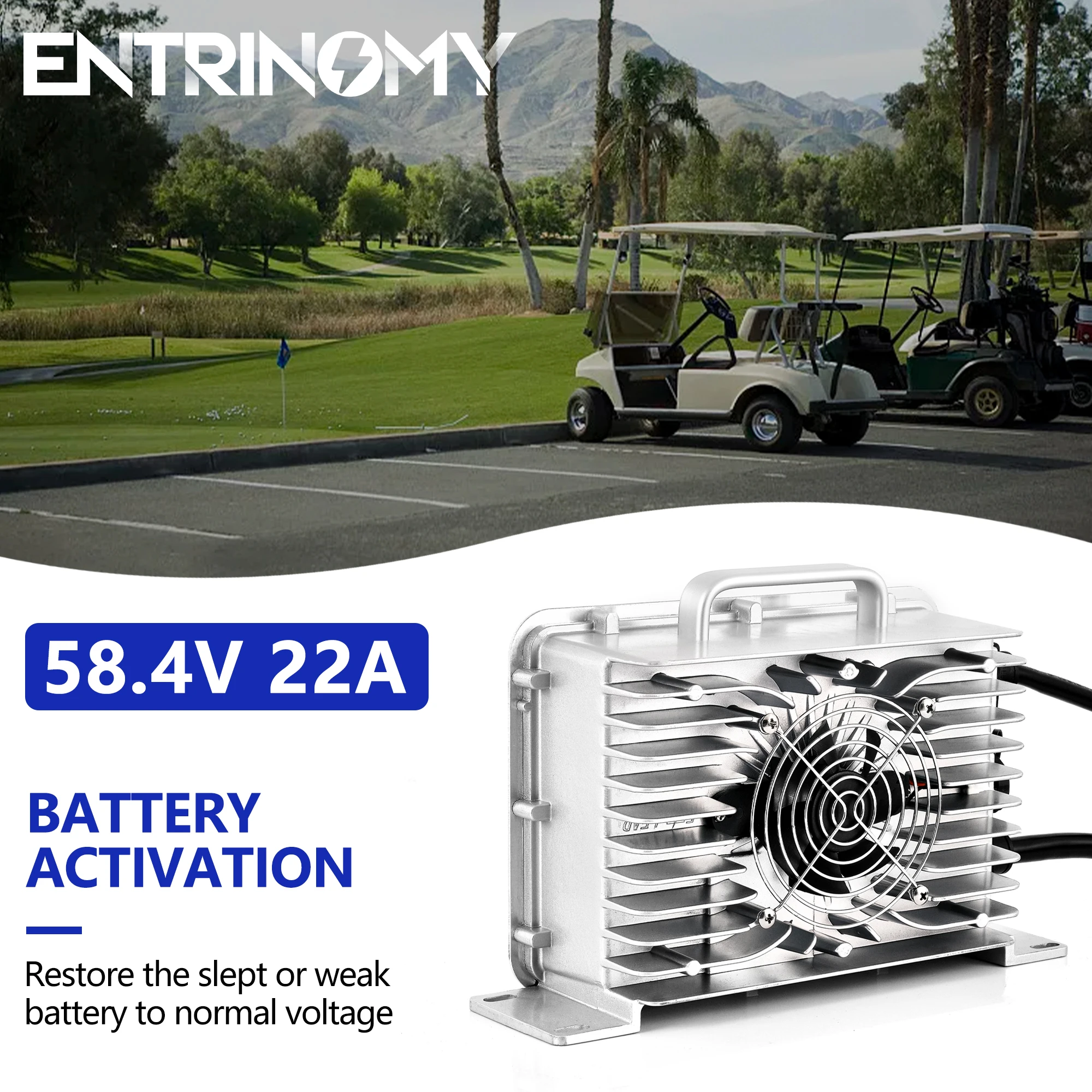 58 4 В 22 А Зарядное устройство для литиевой батареи тележки гольфа EZGO Club Car