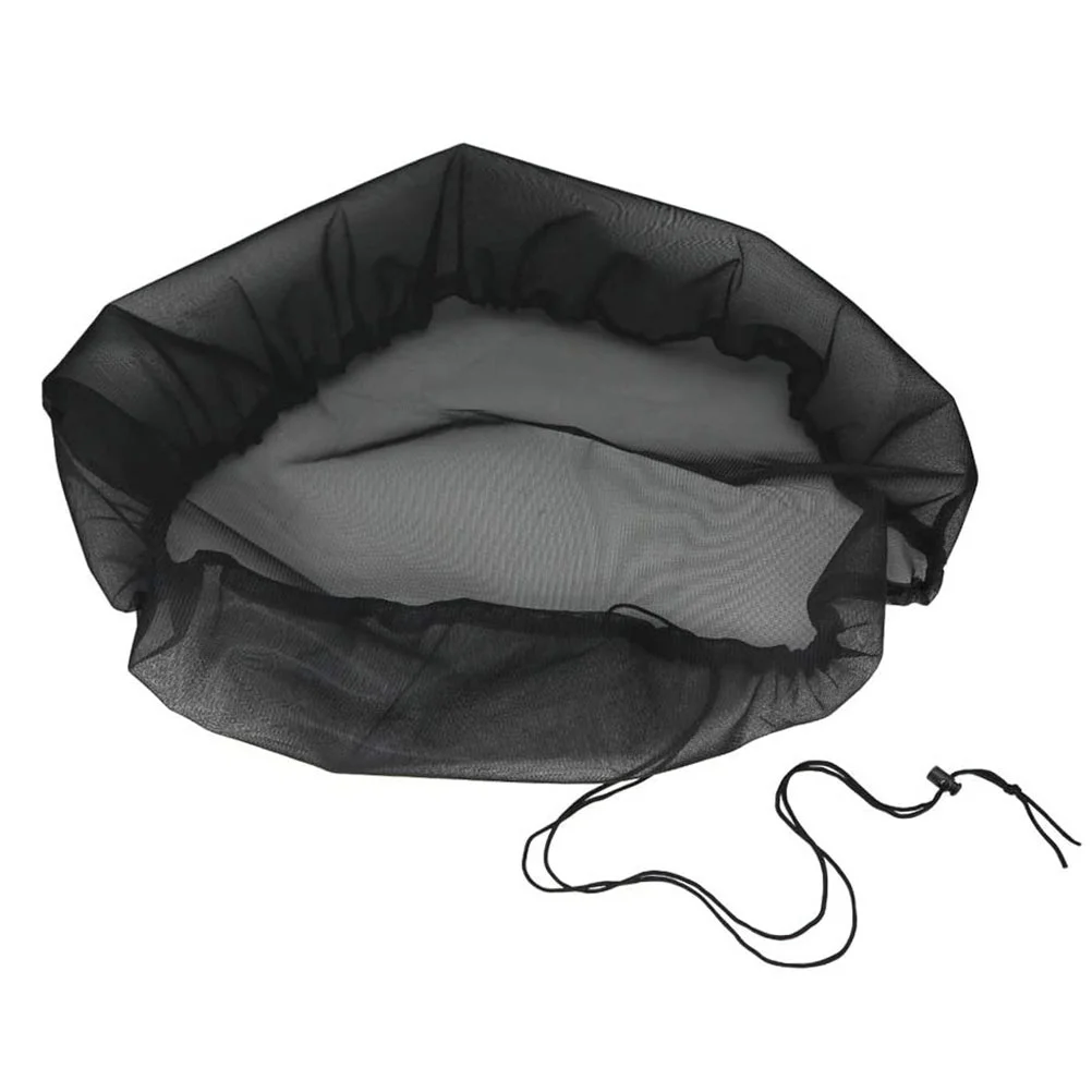 

Outdoor Furniture Cover Black Water Tank Patio Table Cover Garbage Can Lid Outdoor Rain Barrel Net Cover Protector Debris Cover