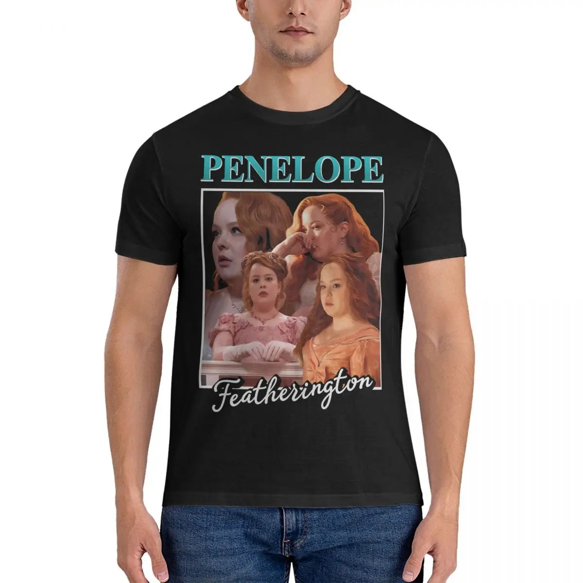 Мужская футболка из чистого хлопка с коротким рукавом Футболка Polin круглым