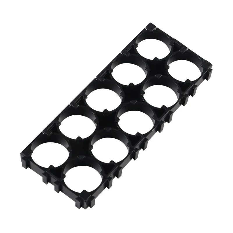 

L69A 18650 Lithium Battery Holder Bracket Battery Holder with 2x5 Cell Spacer 1PC