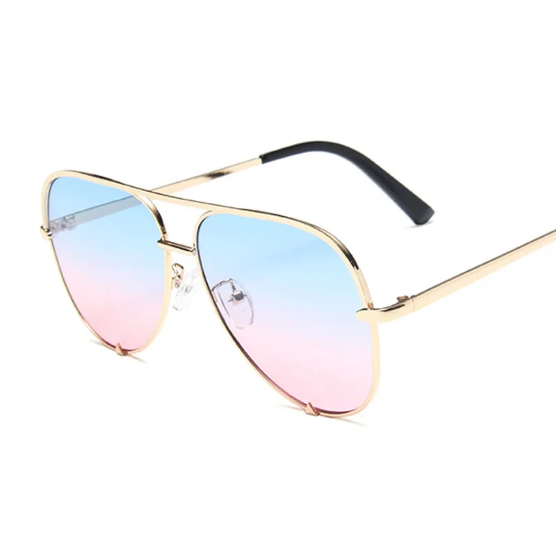 

Vintage Aviation Sunglasses Woman Brand Designer Shades Sun Glasses Female Retro Gradient Mirror Fashion Driver Oculos De Sol