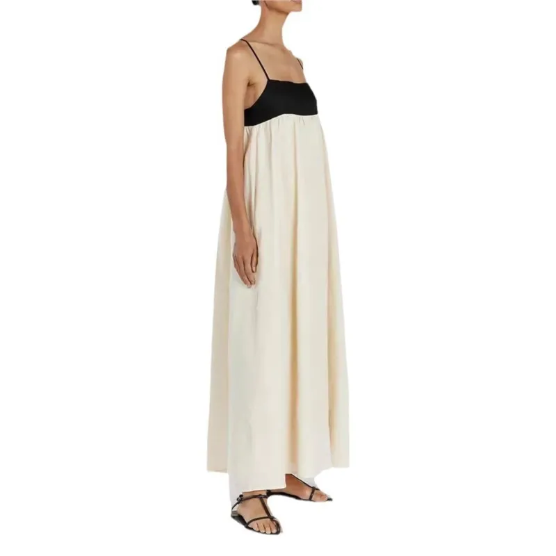 Женское платье-спагетти без рукавов