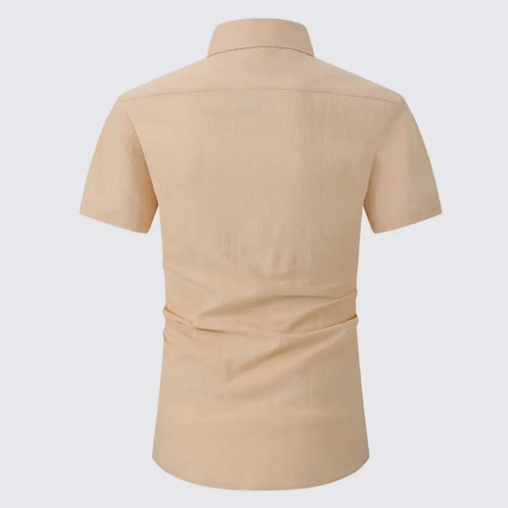 

Business Chic Anti-iron Pure Color Autumn Shirt Soft Spring Shirt Buttons for Interview