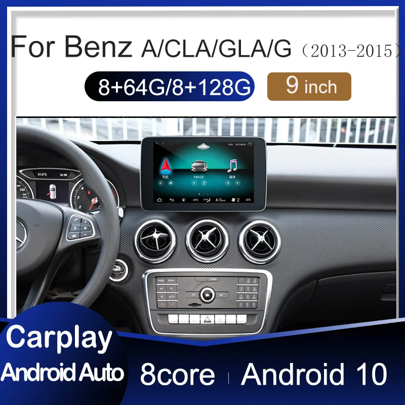 

9'' Wireless Apple CarPlay Android Auto Car Radio Multimedia Video Player Navigation GPS Screen for Head Unit 9848