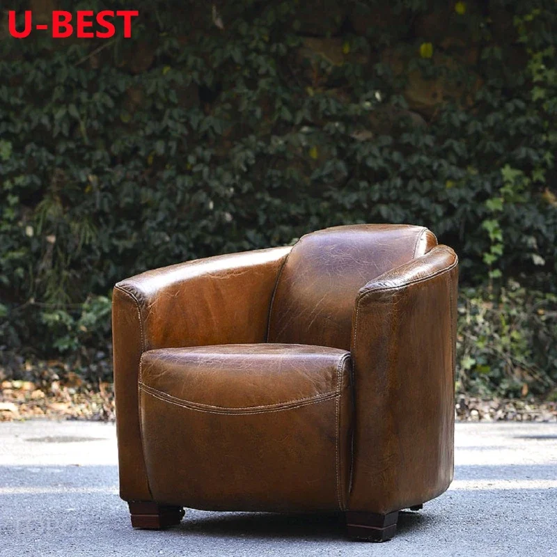 U-лучший американский винтажный стиль удобное расслабляющее кресло для отдыха