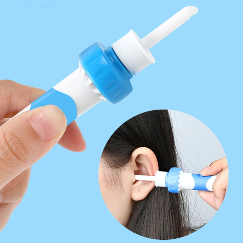 

Blue Comfortable Ear Wax Cleaner Electric Cordless Vacuum Ear Cleaner For Ear Safe Remover Cleaning Tool health care