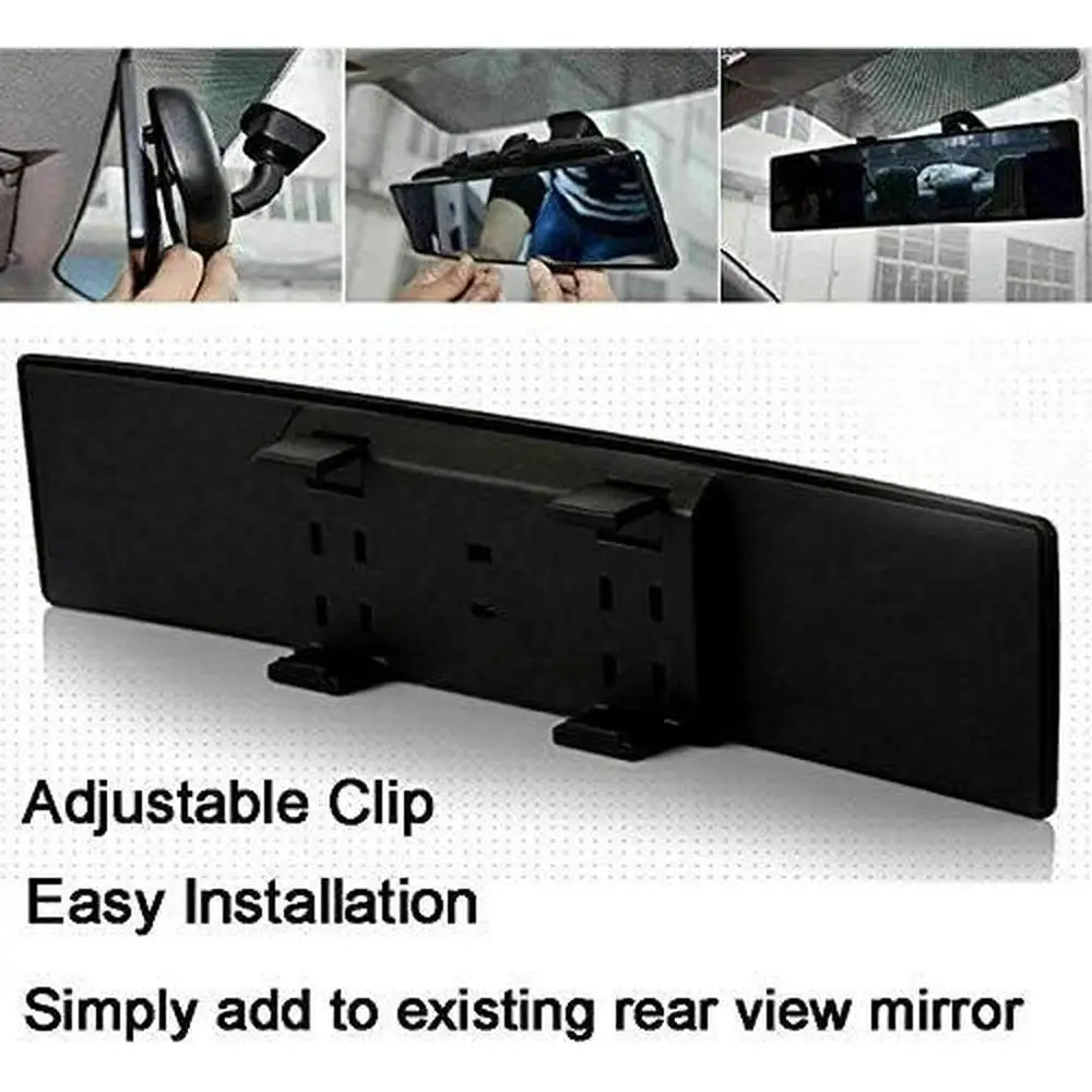 1 выпуклое зеркало заднего вида совместимое с большинством автомобилей