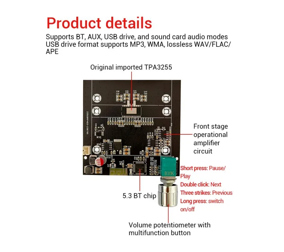 SOTAMIA 300Wx2 TPA3255 Bluetooth усилитель аудио двухканальный Hi-Fi стерео цифровой мощности