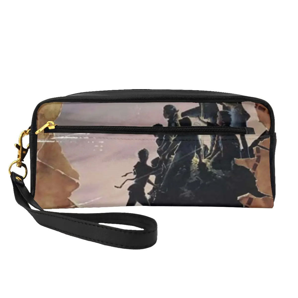 

The Goonies Leather Storage Organizers 80s Movie Print For Girls Makeup Pouch Organization Home Cosmetic Bags