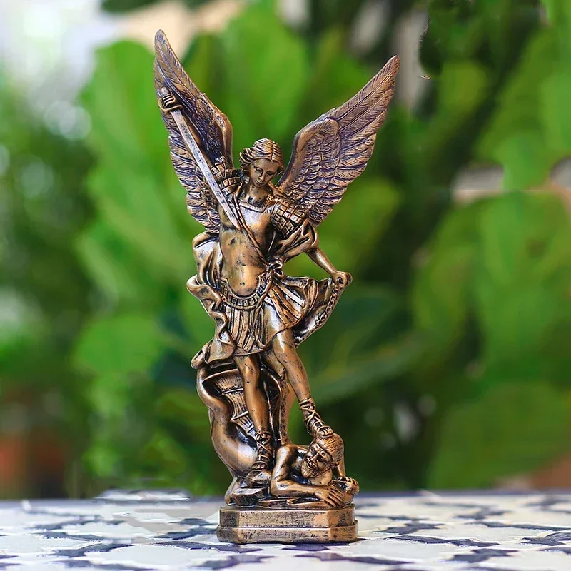 Статуя Майкла арчангеля скульптура статуэтки религиозный ангел Мигель наружные