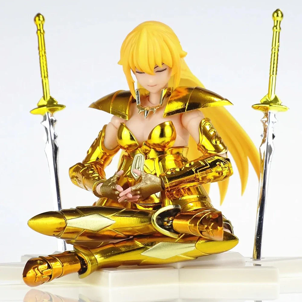 Great Toys Saint Seiya Cloth Myth HOLY CONTRACT Female Gold Saint Shaka Virgo Verna Metal Armor GT Model Action Figure Toy