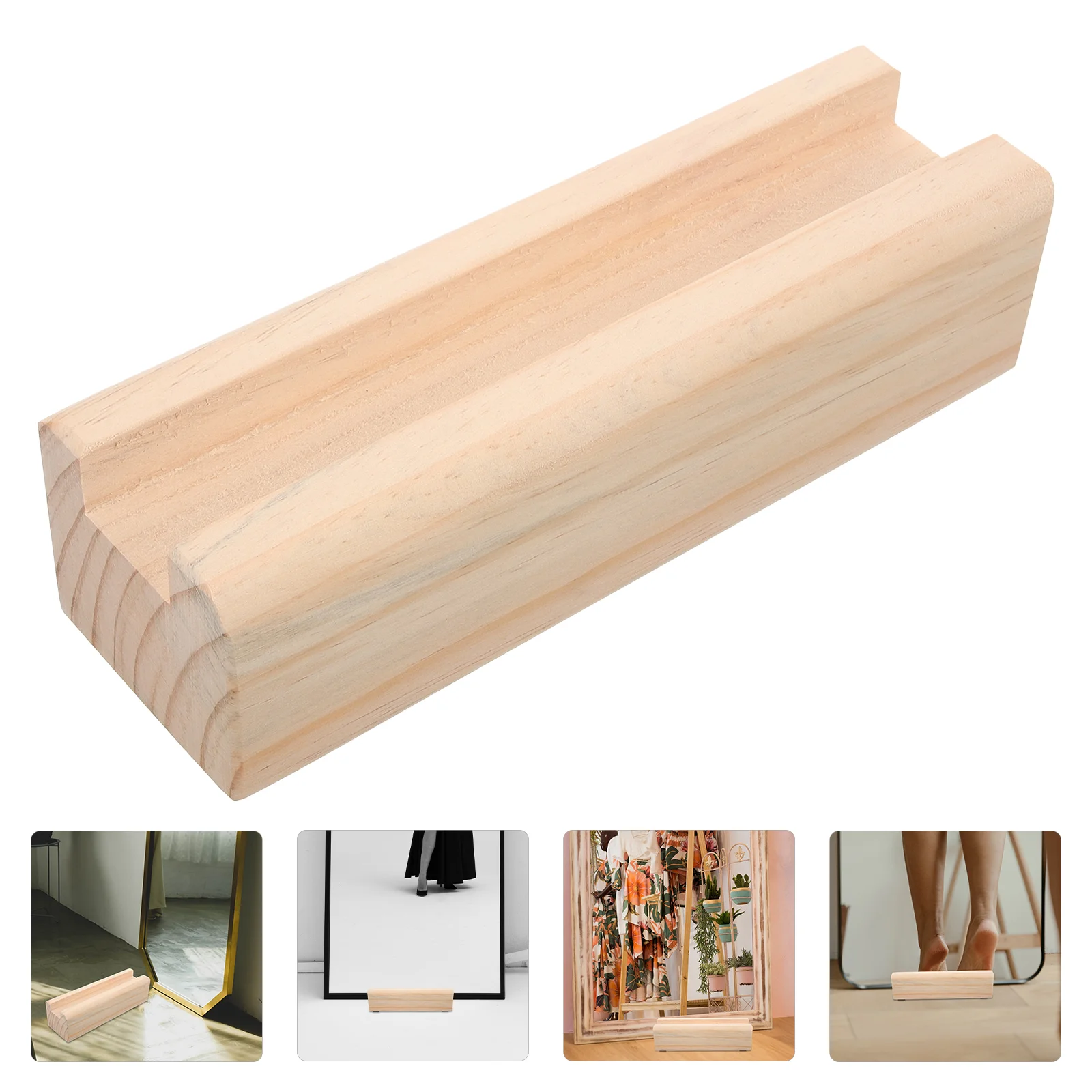 

Полка для дисплея, подставка для рисования, основание, деревянное полноразмерное зеркало, держатель, стойка, Деревянная опора