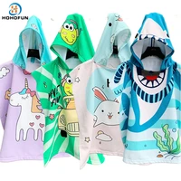 toddler baby hooded towels newborn kids bathrobe super soft bath towel blanket towel poncho beach cloak children accessories
