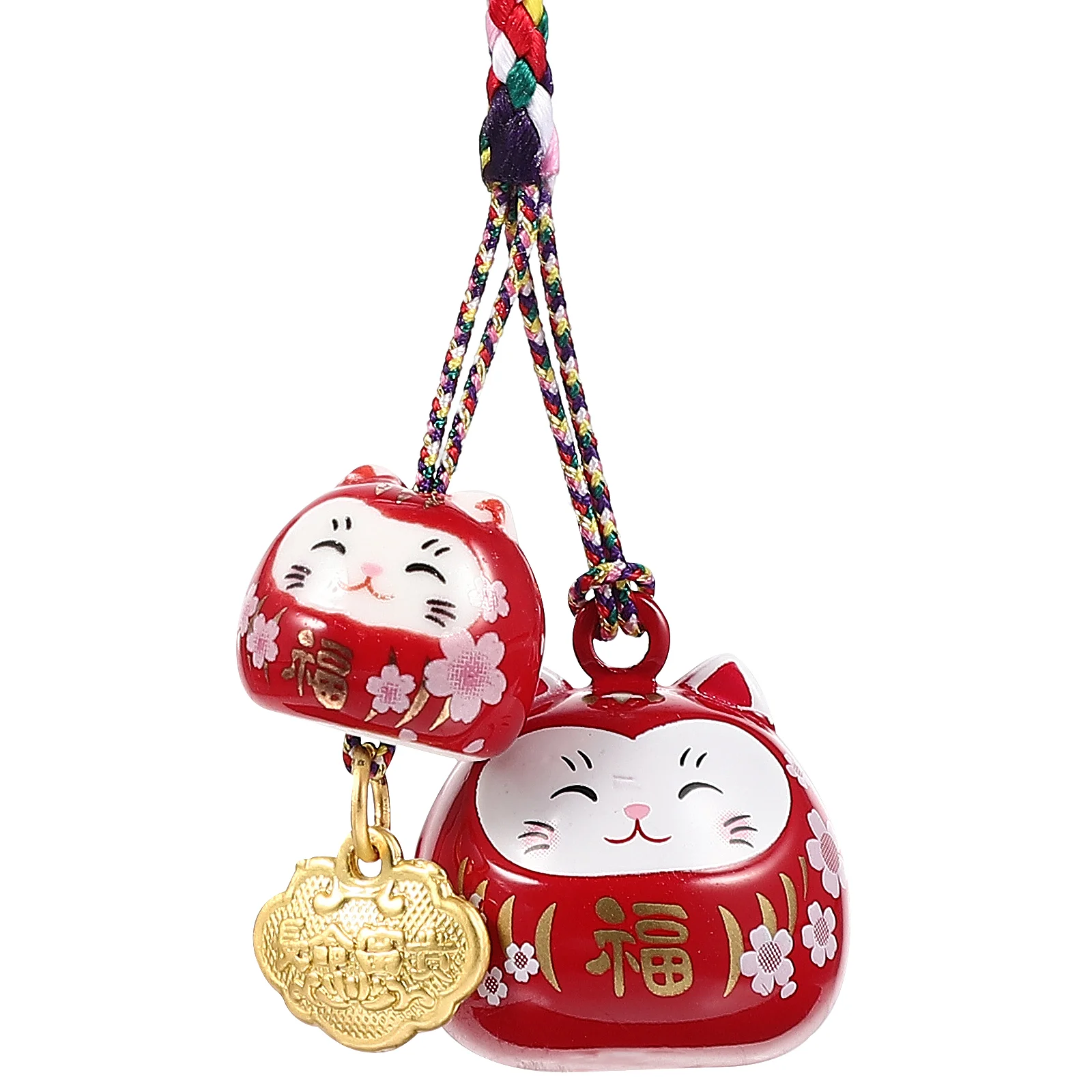 

Water Sound Bell Fortune Hanging Decoration Key Car Interior Accessories Bag Accesories Pendant Mirror