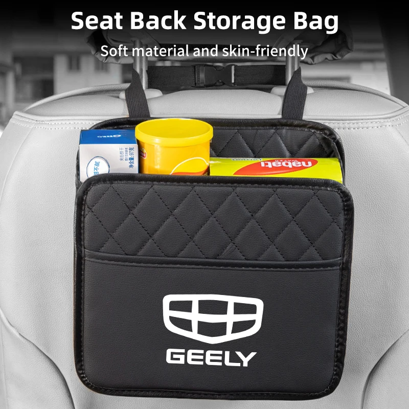 Сумка-органайзер на спинку автомобиля для Geely Atlas SUV Boyue Borui Coolray Emgrand NL3 EX7 X7 EC7 GX7 GT GC9